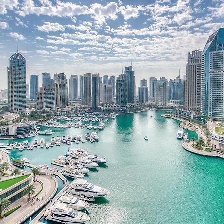 Appartement Maison Privee - Aesthetic Apt With Stunning View In Luxurious Building à Dubaï Extérieur photo