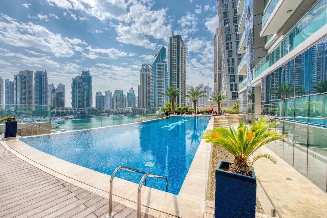 Appartement Maison Privee - Aesthetic Apt With Stunning View In Luxurious Building à Dubaï Extérieur photo