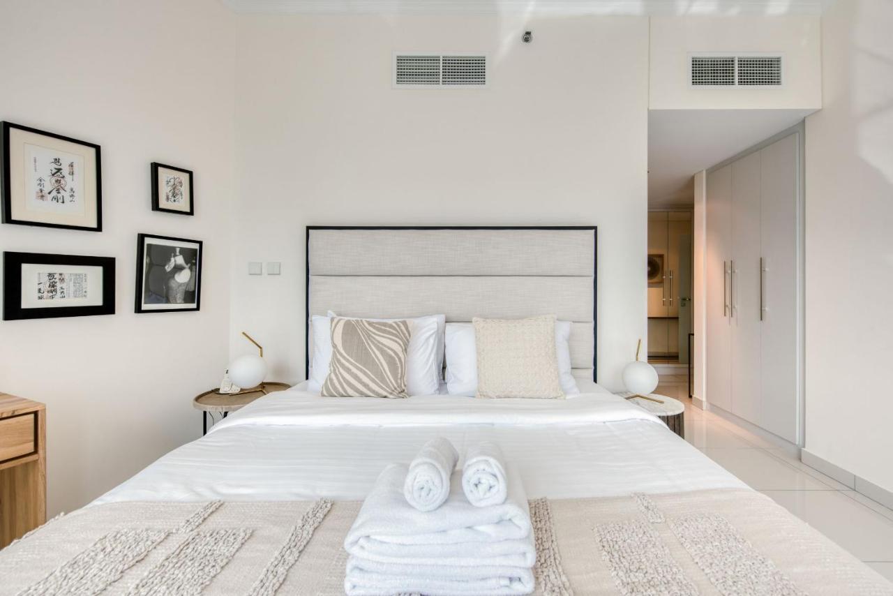 Appartement Maison Privee - Aesthetic Apt With Stunning View In Luxurious Building à Dubaï Extérieur photo