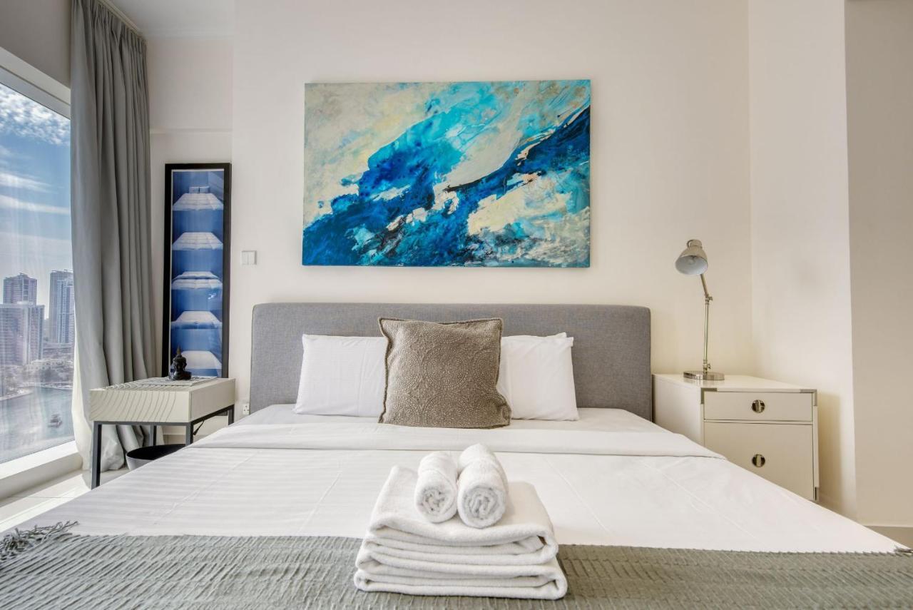 Appartement Maison Privee - Aesthetic Apt With Stunning View In Luxurious Building à Dubaï Extérieur photo