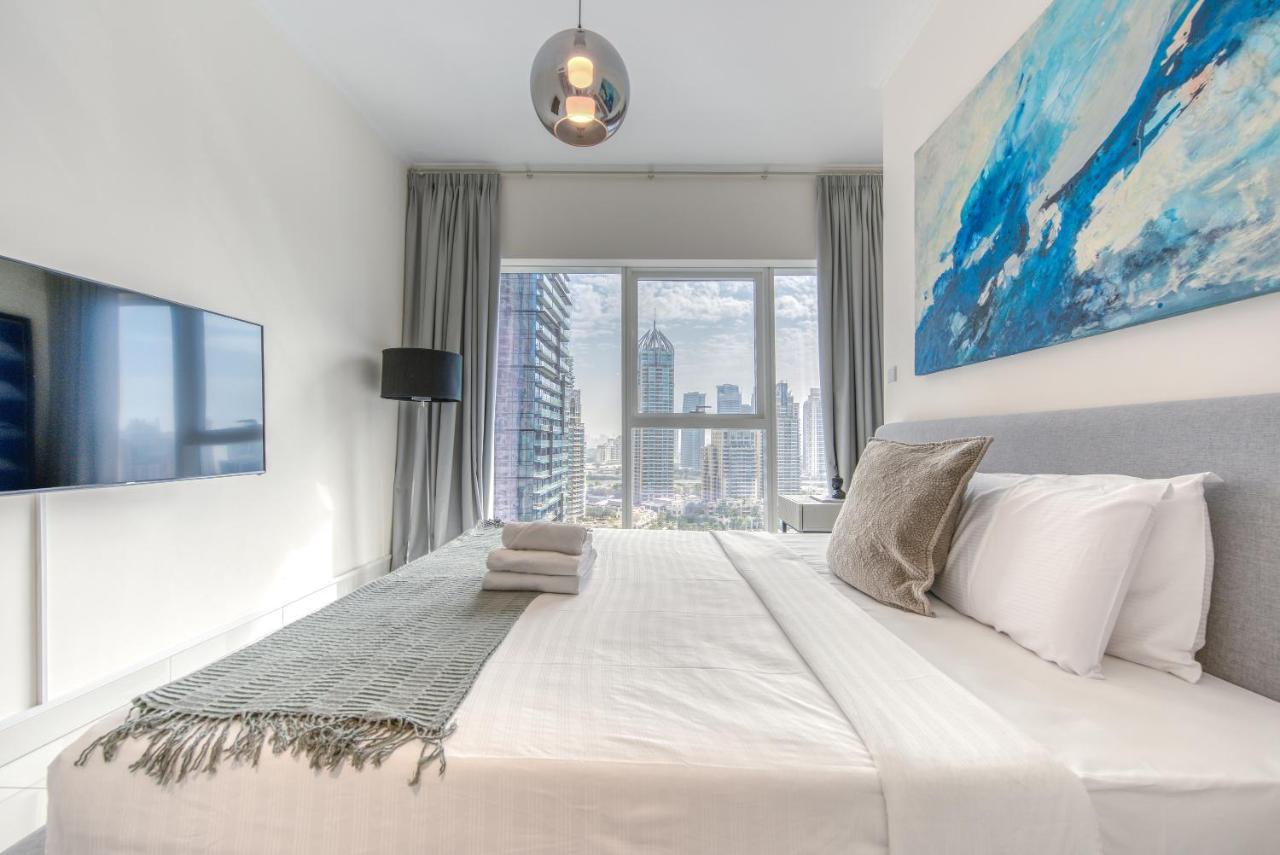 Appartement Maison Privee - Aesthetic Apt With Stunning View In Luxurious Building à Dubaï Extérieur photo