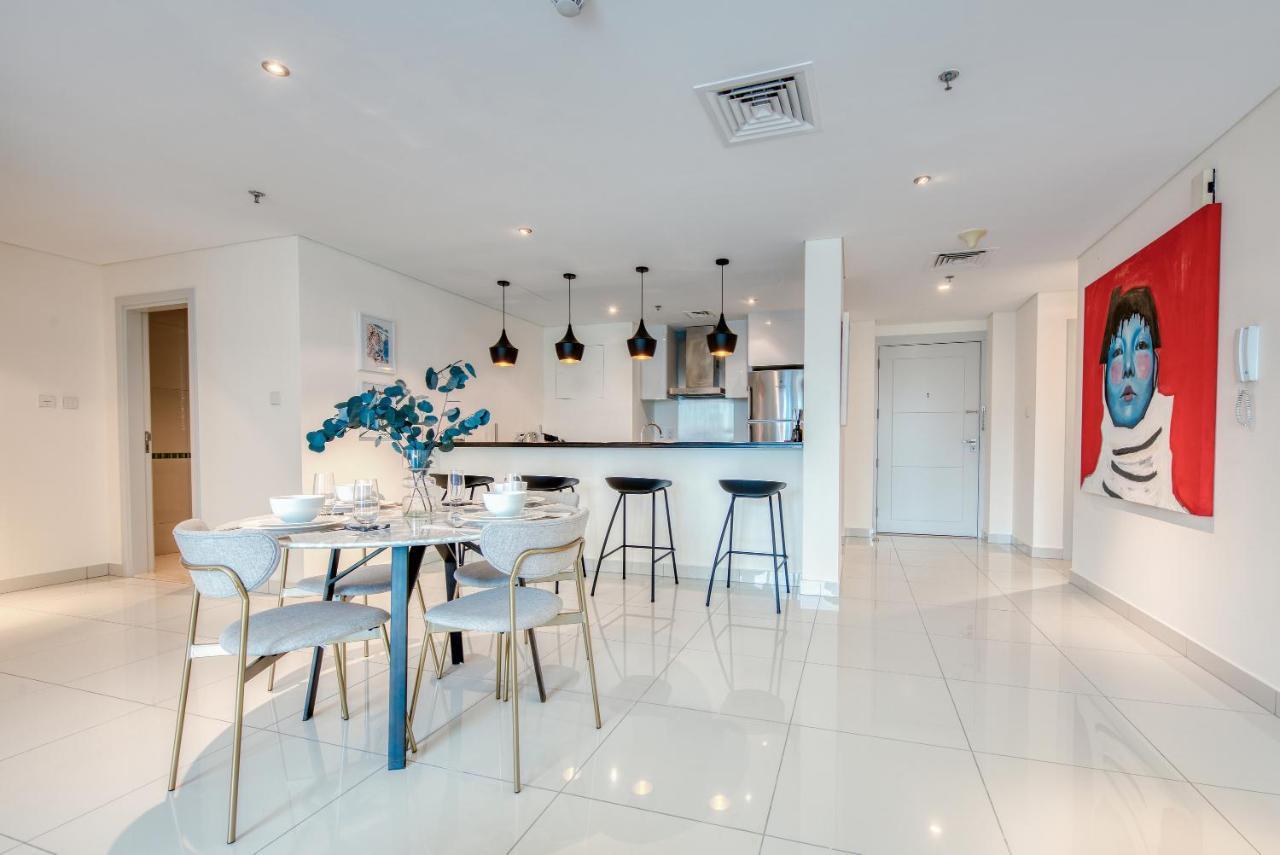 Appartement Maison Privee - Aesthetic Apt With Stunning View In Luxurious Building à Dubaï Extérieur photo