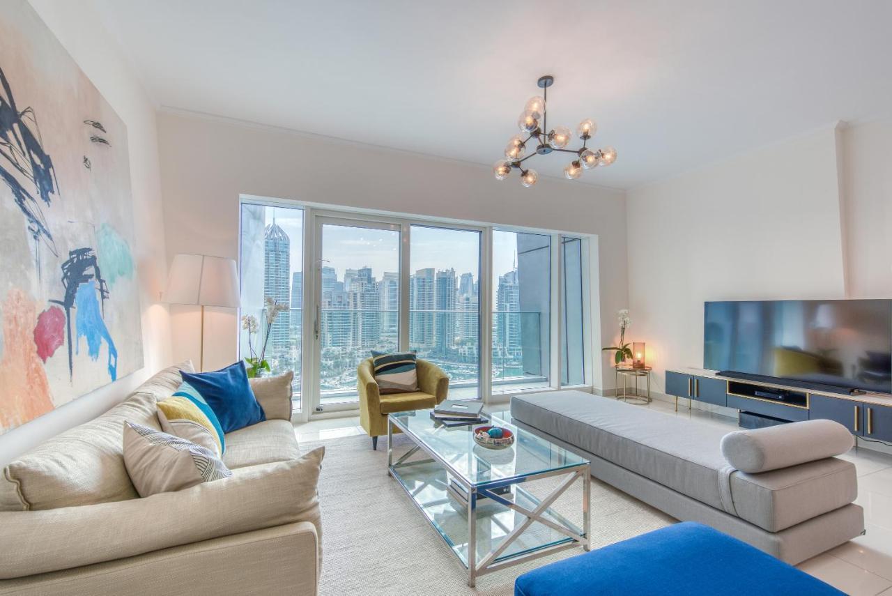 Appartement Maison Privee - Aesthetic Apt With Stunning View In Luxurious Building à Dubaï Extérieur photo