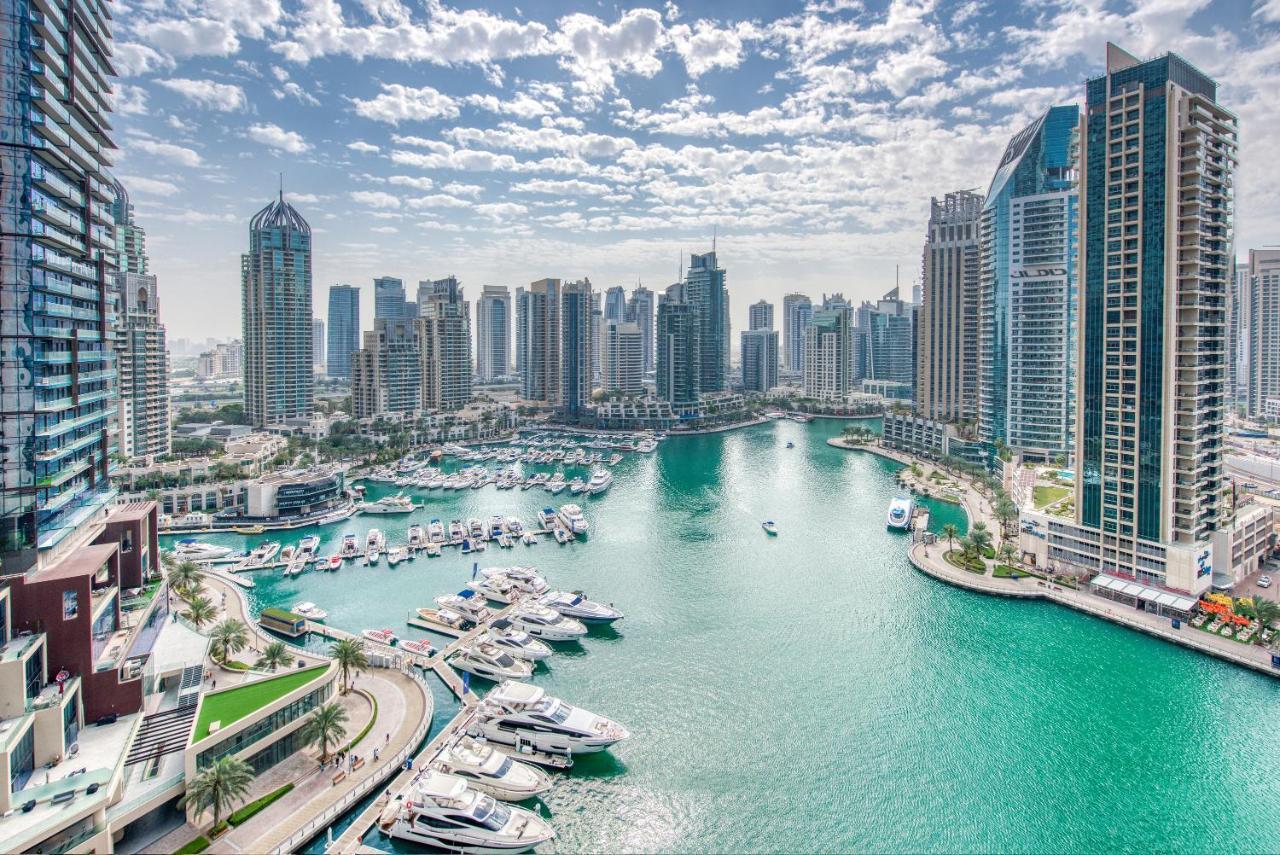 Appartement Maison Privee - Aesthetic Apt With Stunning View In Luxurious Building à Dubaï Extérieur photo